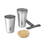 BB-Zestaw 4 kubków stalowych 6el. NEW - 7