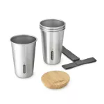 BB-Zestaw 4 kubków stalowych 6el. NEW - 7