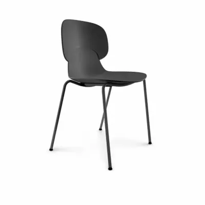 COMBO shell chair, black