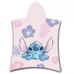 Ręcznik bawełniany ponczo z kapturem 50x115 Lilo i Stitch - 3