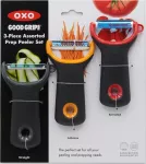 OXO-Zestaw 3 obieraczek czarny-multikolor GoodGrip - 9