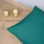 Poszewka satyna bawełna ciemny turkus 042/50x80 - 4