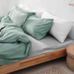 Prześcieradło flanela z gumką POPIEL/180x200 - 2