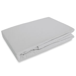 Prześcieradło flanela z gumką POPIEL/180x200