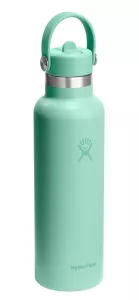 HF-Butelka term.21oz Stand.FlexStraw Mermaid Green