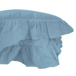 Poszewka bawełniana komplet BLUE/2x40x40 STONEWASHED - 2