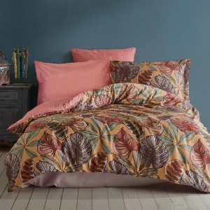Pościel satyna bawełniana(P) GRETA TERRA/220x200 LUXURY PREMIUM (promocja)