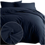 Pościel satyna bawełniana CIEMNY GRANAT 026/160x200 - 2