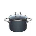 Zestaw garnków ceramicznych 5-częściowy Riess GREY DARK - 4