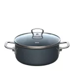 Zestaw garnków ceramicznych 5-częściowy Riess GREY DARK - 3