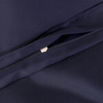 Pościel satyna bawełniana CIEMNY GRANAT 026/140x200+1posz.70x80 - 5