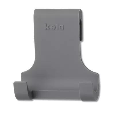 KELA-Wieszak silikonowy uniwersalny szary Tim
