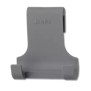 KELA-Wieszak silikonowy uniwersalny szary Tim