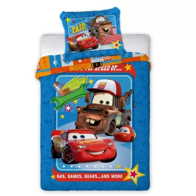 Pościel bawełna 100x135 + 40x60 Cars 001