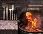 JJ-Zestaw 4 narzędzi do BBQ w etui 5el. GrillOut - 42