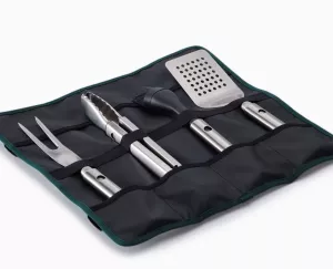 JJ-Zestaw 4 narzędzi do BBQ w etui 5el. GrillOut