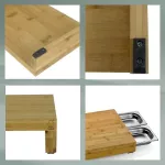 KELA-Deska z 3 wysuw.tackami 46x36cm bambus Kenina - 2