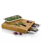 KELA-Deska z 3 wysuw.tackami 46x36cm bambus Kenina - 4