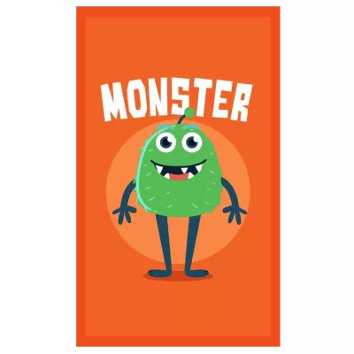 Ręcznik przedszkolny dla dziecka 30x50 Monster