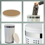 KELA-Kosz na pranie z siedziskiem biały Sevilla - 3