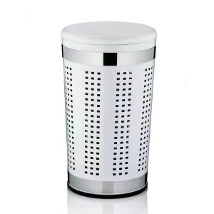 KELA-Kosz na pranie z siedziskiem biały Sevilla