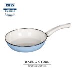 Patelnia emaliowana ceramiczna Riess BLUE 24 cm – na indukcję, do smażenia i duszenia - 3
