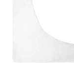 Prześcieradło flanela z gumką BIAŁY/120x200 - 3