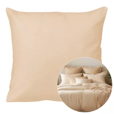 Poszewka satyna bawełna jasny beż 044/40x40.