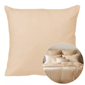 Poszewka satyna bawełna jasny beż 044/40x40.