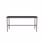 Taffel Table High 95x200x90 Black - 4