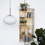 Regał wiszący metalowy przeszklony House Doctor - 3