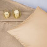 Poszewka satyna bawełna jasny beż 044/50x70 - 5