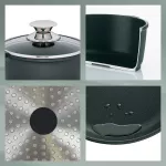 KELA-Naczynie do serwowania+pokryw.7l czarneKerros - 2