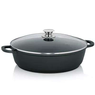 KELA-Naczynie do serwowania+pokryw.7l czarneKerros