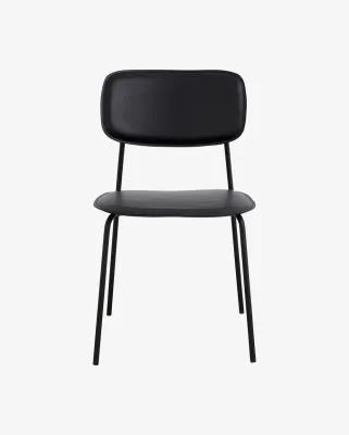 Krzesło do jadalni ESA 79x45 cm czarne Nordal
