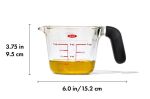 OXO-Miarka szklana 0,25l. Good Grips - 3