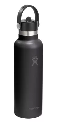HF-Butelka term. 21oz Standard Flex Straw Black