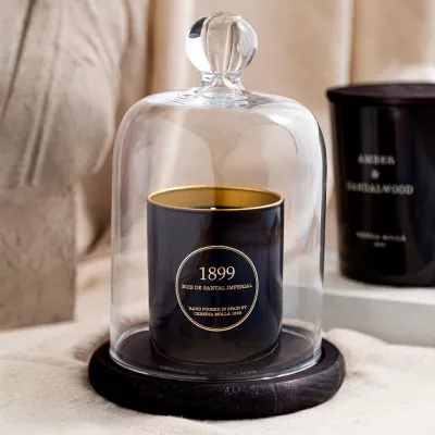 CM-Ekspozytor jednokielichowy szkło-drewno Wood