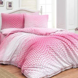 Pościel bawełniana MILANO PINK/200x220 COTTONLOVE EXCLUSIVE (promocja)