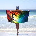 Ręcznik plażowy mikrofibra 100x180 H147 - 2