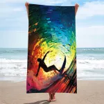 Ręcznik plażowy mikrofibra 100x180 H147 - 3