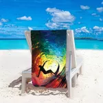 Ręcznik plażowy mikrofibra 100x180 H147 - 5