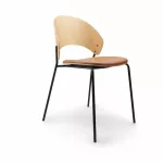 Dosina seat-upholstery oak Cognac leather FSC 100% - 8