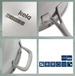 KELA-Wok stalowy 32cm Flavoria - 2