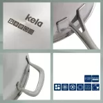 KELA-Wok stalowy 32cm Flavoria - 2