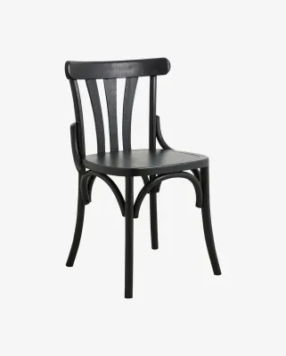 Krzesło do jadalni Elmo 81x42 cm czarne Nordal