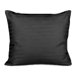 Poszewka satyna bawełna CIZGILI BLACK/50x60. - 3