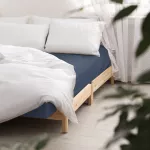 Prześcieradło satyna bawełniana z gumką chaber 011/180x200 - 2