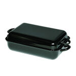 Brytfanna emaliowana z pokrywką 37x26 cm Riess CLASSIC - 2