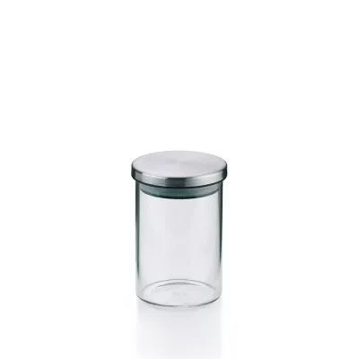 KELA-Pojemnik szklany 0,25 l stal Baker